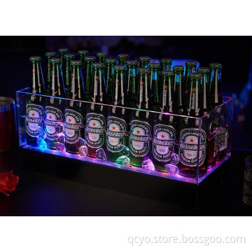 acrylic display box,12 bottles ice bucket